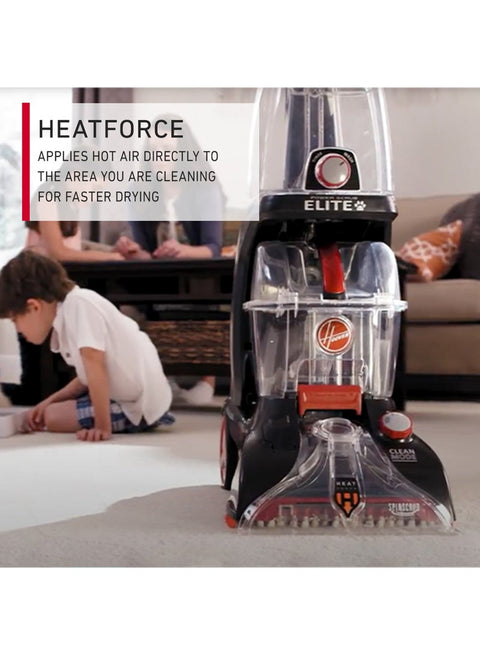 Hoover Power Scrub Elite Carpet Washer 1200W 4.7L- Black & Red