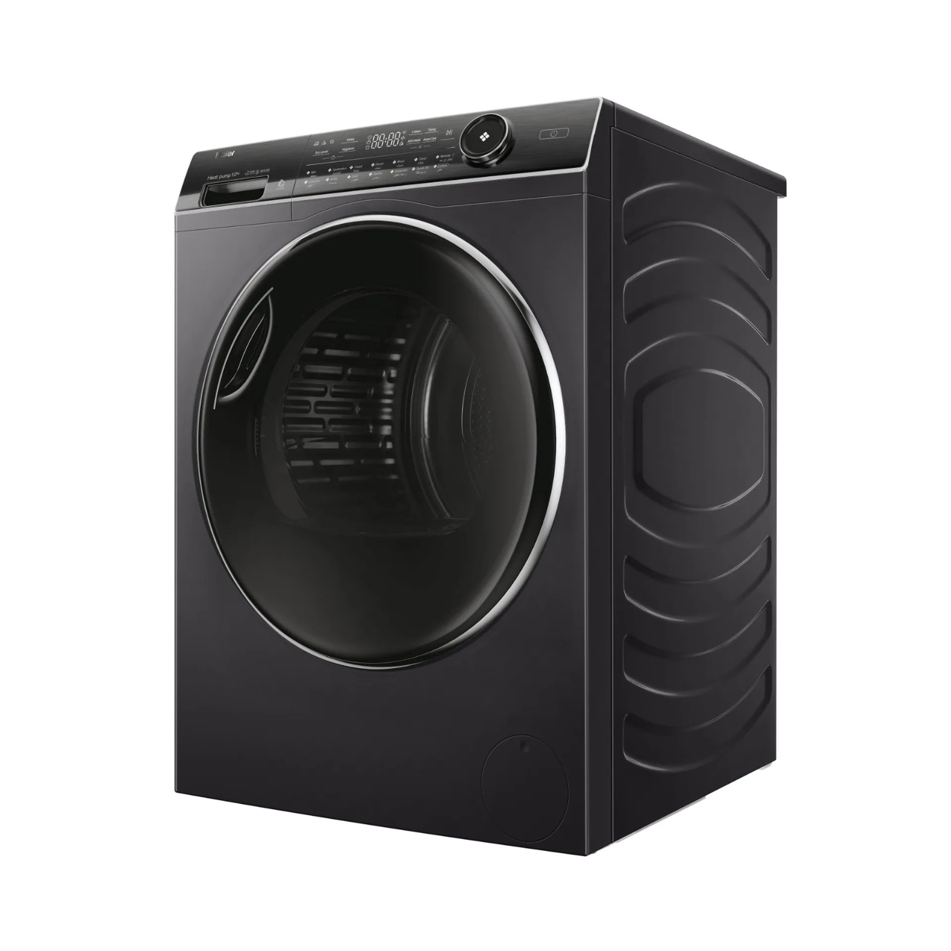 هاير مجفف ملابس بمضخة حرارية، سعة 10 كجم، موديل HD100-A5979S8U – فضي