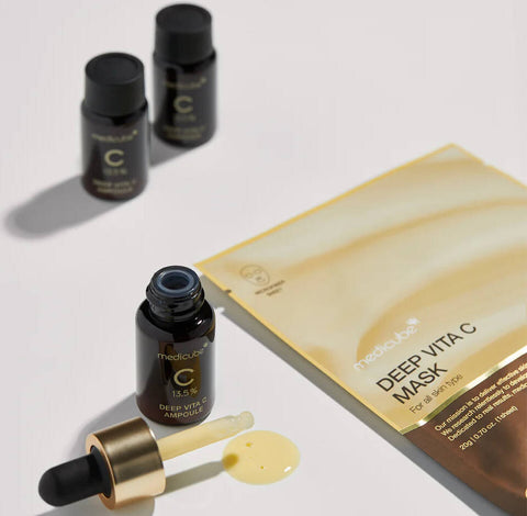 Medicube Deep Vita C Mask, Triple Vitamin Complex For Radiance And Hydration