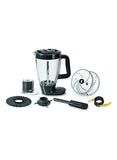 Food Processor | Double Force 3L Food Processor |8 Attachments | 2 Years Warranty 3 L 1000 W FP821827 Black / Silver
