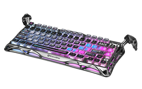 GravaStar Mercury K1 Pro 75% Wireless Mechanical Gaming Keyboard - Cyberpunk Special  Edition