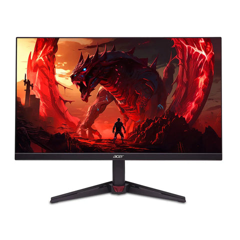 Acer Nitro VG240Y Gbmiipx 23.8” Full HD Gaming Monitor – IPS, ZeroFrame, 120Hz Refresh Rate, 1ms VRB, Adaptive Sync (FreeSync/G-SYNC Compatible), sRGB 99%, Dual 2W Speakers, HDMI & DisplayPort, VisionCare Technology – Black