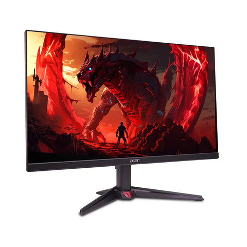 Acer Nitro VG240Y Gbmiipx 23.8” Full HD Gaming Monitor – IPS, ZeroFrame, 120Hz Refresh Rate, 1ms VRB, Adaptive Sync (FreeSync/G-SYNC Compatible), sRGB 99%, Dual 2W Speakers, HDMI & DisplayPort, VisionCare Technology – Black