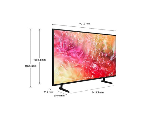 Samsung 85" Crystal UHD 4K Resolution Smart TV- UA85DU7000UXZN