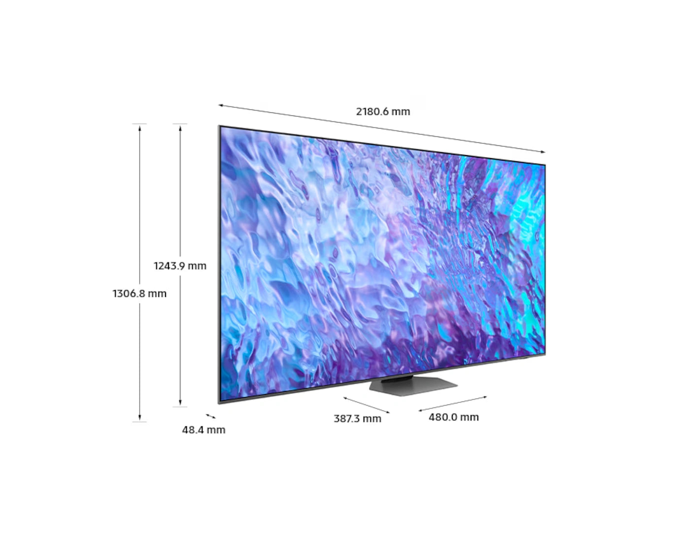 Samsung 98" QLED 4K Resolution Smart TV- QA98Q80CAUXZN