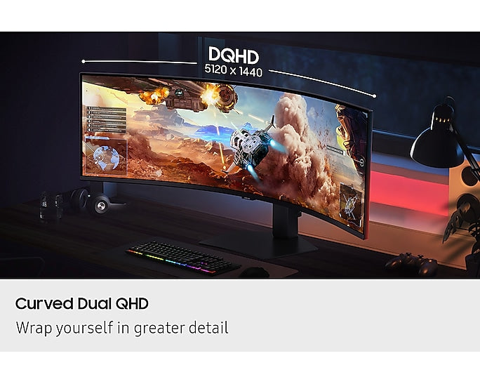 SAMSUNG Odyssey G9 49INCH  DQHD 144Hz Gaming Monitor
