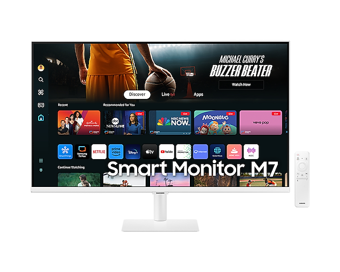 Samsung 32" M70D Smart 4K UHD,4MS,Flat,60HZ LS32DM703UMXUE
