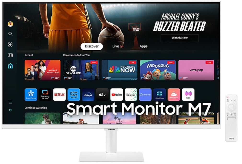 Samsung 32" M70D Smart 4K UHD,4MS,Flat,60HZ LS32DM703UMXUE