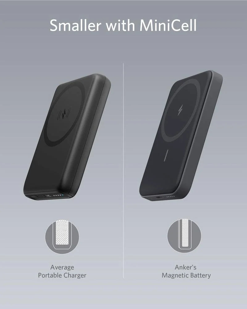Anker 622 Magnetic Battery (MagGo),5,000mAh - Black