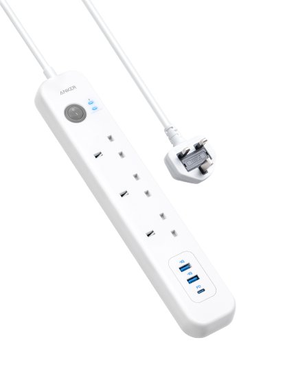 Anker PowerExtend USB-C 6-IN-1 PowerStrip - White A9136K21