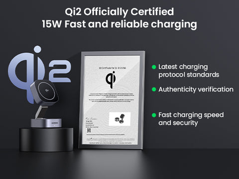 UGREEN 2-in-1 Magnetic Wireless Charger35316