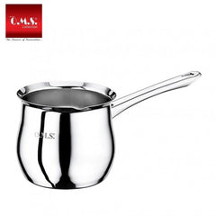OMS Stainless Steel 18/10 New Oral Coffee Pot Size 3