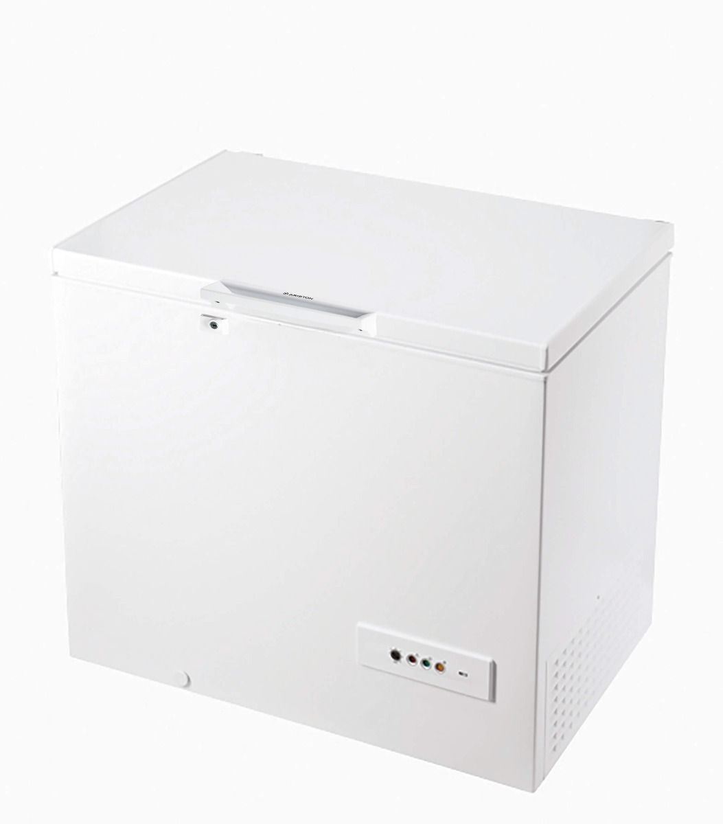أريستون، فريزر صندوقي 251 لتر، 9 قدم مكعب مع التجميد الفائق وتحكم ميكانيكي – أبيض