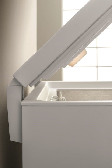 أريستون، فريزر صندوقي 251 لتر، 9 قدم مكعب مع التجميد الفائق وتحكم ميكانيكي – أبيض