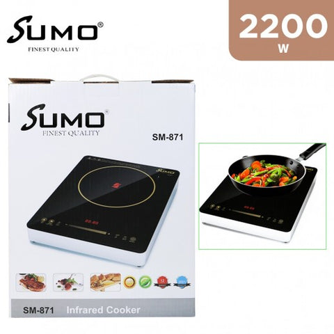 Sumo, Infrared Cooker 2200W with Sealed Plate and Indicator Light – SM-871