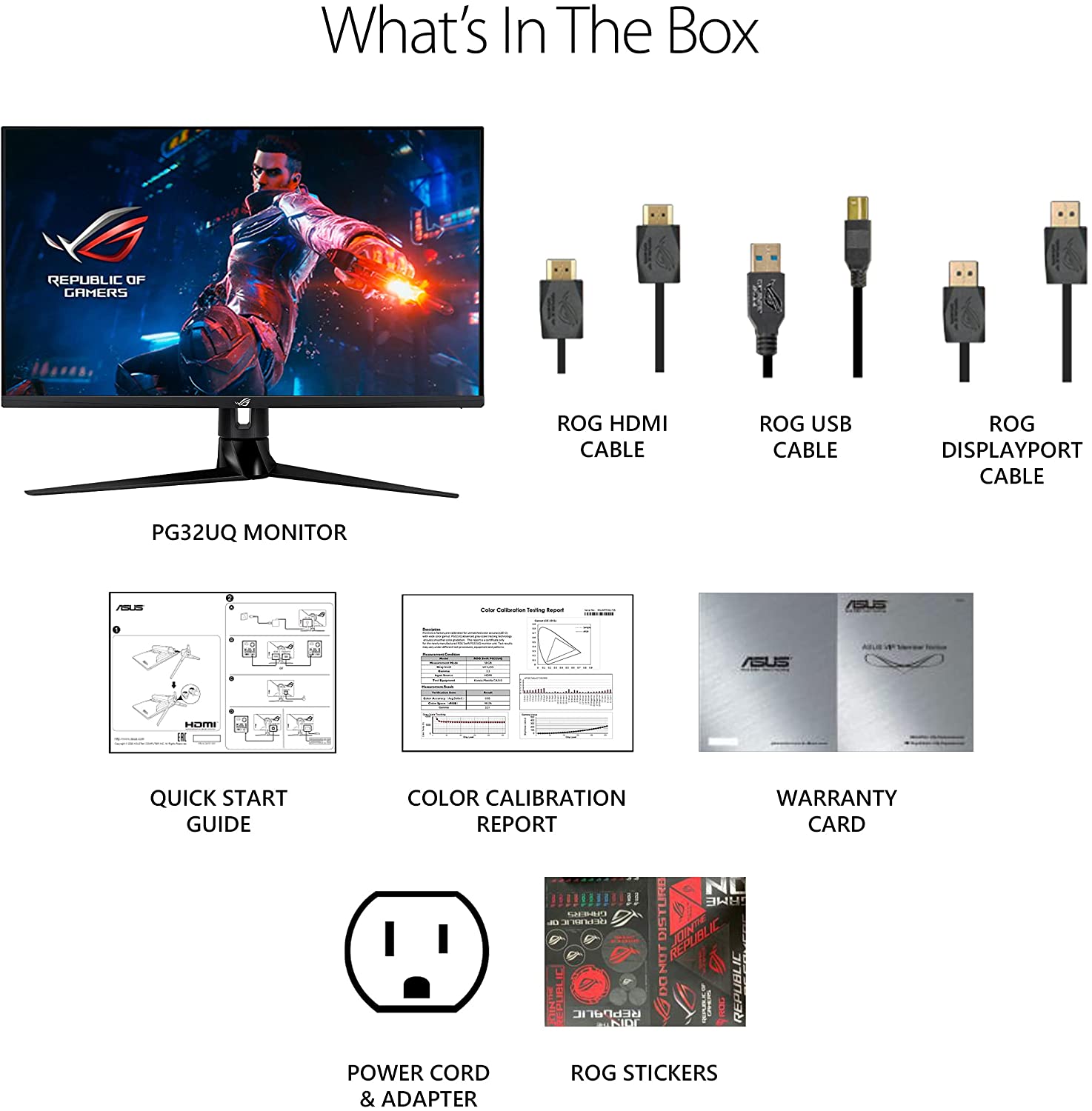 ASUS ROG Swift PG329Q HDMI 2.1 Gaming Monitor (32inch 4K, 144Hz, 1ms)