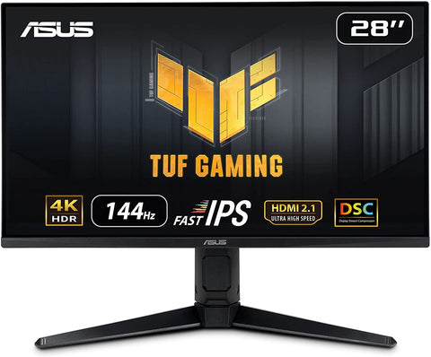 ASUS TUF 28inch,4K, HDMI 2.1, 144Hz, 1ms,Flat Gaming Monitor-VG28UQL1A