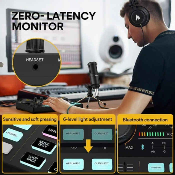 وحدة التحكم المحمولة للبودكاست Maonocaster