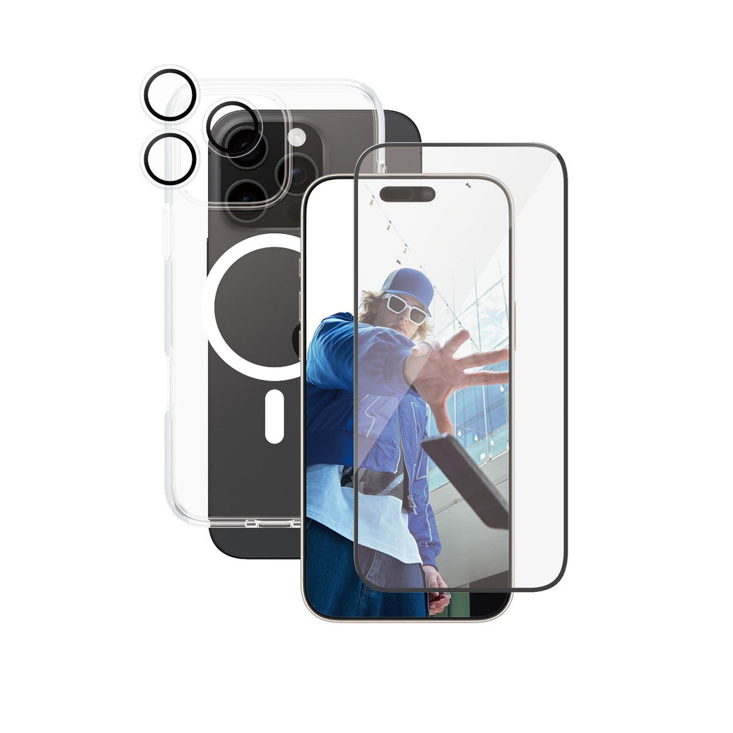 CARE by PanzerGlass® Flagship 3-in-1 Bundle iPhone 16 Pro Max