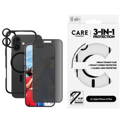 CARE by PanzerGlass® Flagship 3-in-1 Privacy Bundle iPhone 16 Plus