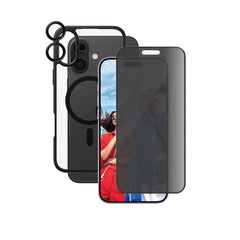 CARE by PanzerGlass® Flagship 3-in-1 Privacy Bundle iPhone 16 Plus
