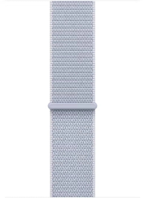 Apple Watch Series 10 GPS 46mm Silver Aluminium Case With Blue Cloud Sport Loop