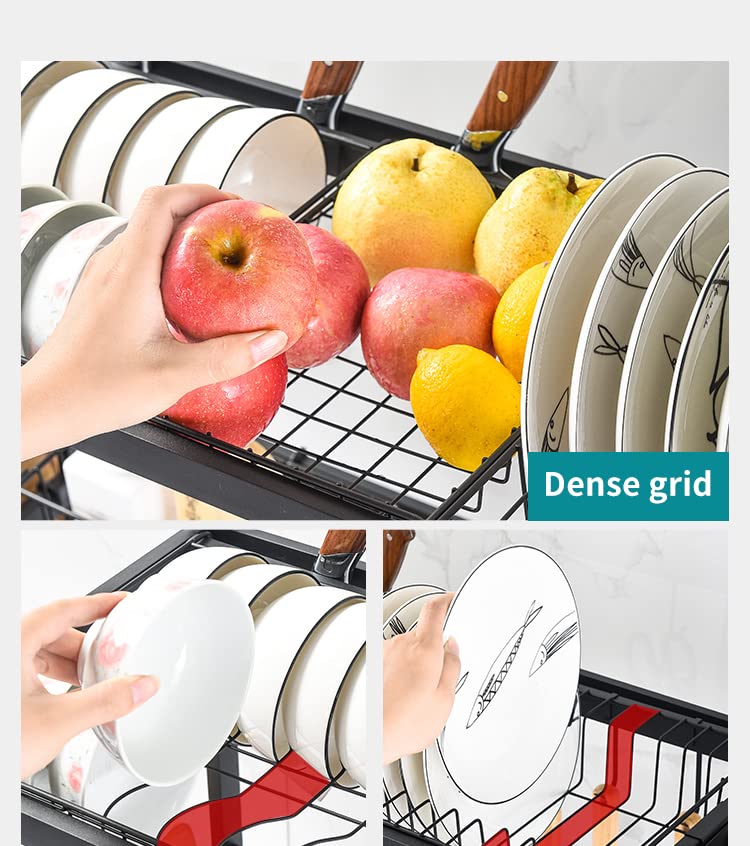 85CM Multifunctional Over Sink Dish Drying Rack