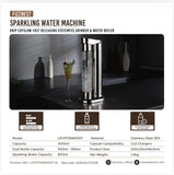 Lepresso LPCFFSSM0097-SL, Fizznest Sparkling Water Machine