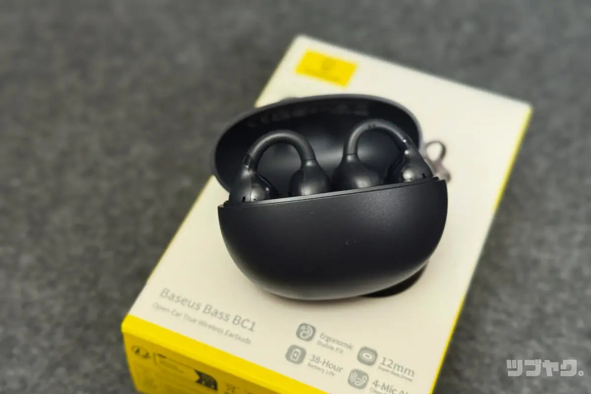 Baseus Bass BC1 Open-Ear True Wireless Earbuds - Black