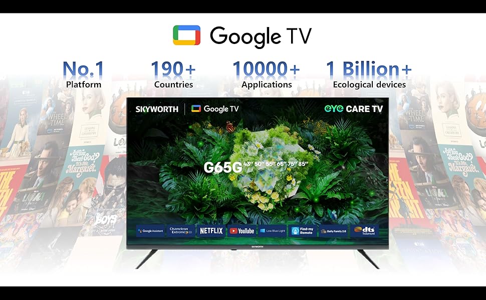 Skyworth 85-inch UHD 4K Android Smart Google TV