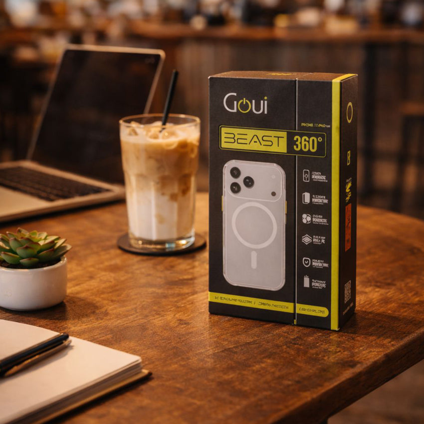 Goui BEAST 360 MagSafe Protection Kit for iPhone 17 Series – Clear Case, Screen & Lens Protection