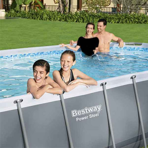 BESTWAY Power Steel Oval Pool Set, 549 x 274 x 122 cm – 56710