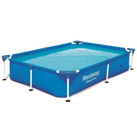 BESTWAY Steel Pro Splash Pool 2.21 x 1.5 x 0.43m, 1200ltr – 56401