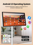 24" Touchscreen FHD Smart TV with Stand, Android 13, 6GB RAM + 64GB Storage