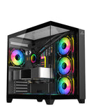 جهاز كمبيوتر ألعاب بمعالج Intel Core i7-12700F، وبطاقة رسومات RTX 5060 Ti، وذاكرة RAM بسعة 16GB
