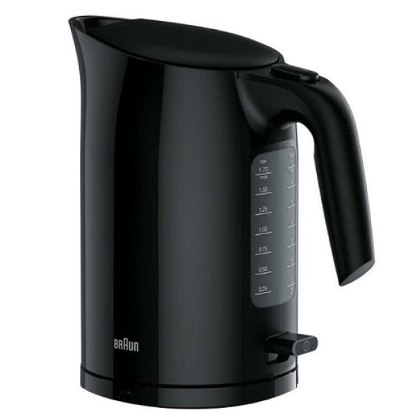 Braun 3000Watts, 1.7L Electric Kettle, Black - WK3110-BLACK