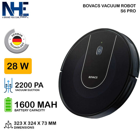 إن اتش إي بوفاكس مكنسة روبوتية إس ٦ برو