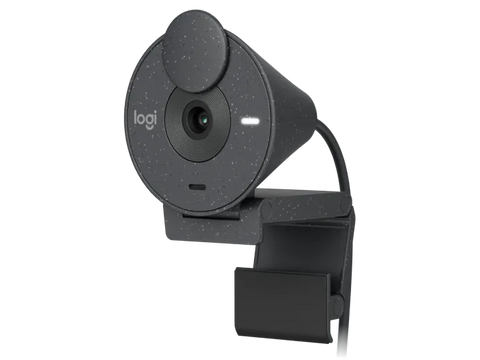 Logitech Brio 300 1080p USB-C webcam with Privacy shutter - Graphite