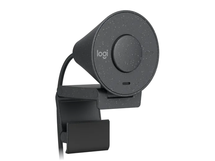 كاميرا ويب Logitech Brio 300 USB-C بدقة 1080 بكسل مع مصراع للخصوصية - جرافيت