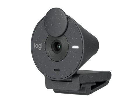 Logitech Brio 300 1080p USB-C webcam with Privacy shutter - Graphite