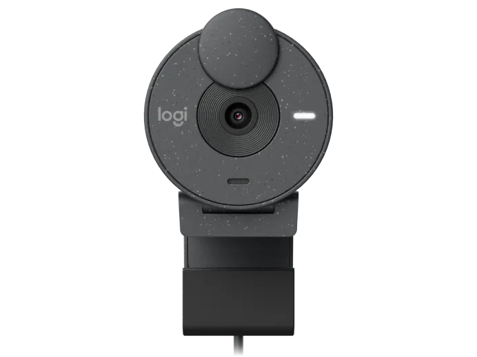كاميرا ويب Logitech Brio 300 USB-C بدقة 1080 بكسل مع مصراع للخصوصية - جرافيت