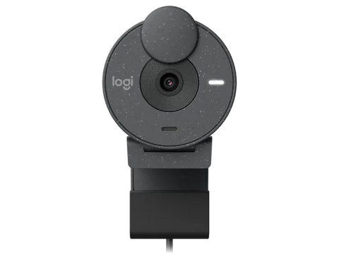 Logitech Brio 300 1080p USB-C webcam with Privacy shutter - Graphite