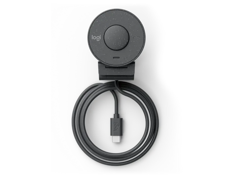 Logitech Brio 300 1080p USB-C webcam with Privacy shutter - Graphite