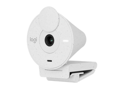 كاميرا ويب Logitech Brio 300 USB-C بدقة 1080 بكسل مع مصراع للخصوصية - أبيض فاتح