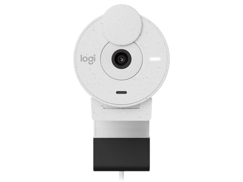 Logitech Brio 300 1080p USB-C webcam with Privacy shutter - Off White