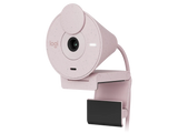Logitech Brio 300 1080p USB-C webcam with Privacy shutter - Rose
