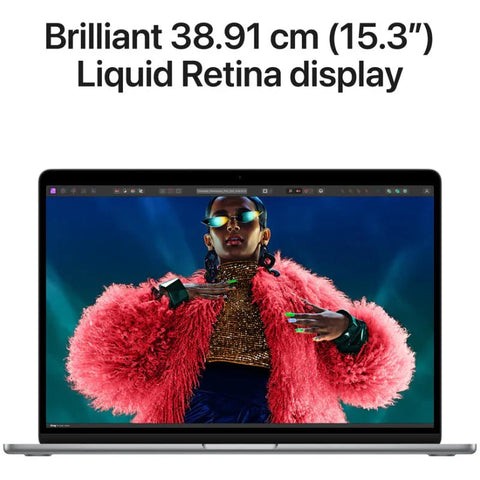 Apple MacBook Air - 15.3" / M3 / 8-Core CPU / 10-Core GPU / 16GB RAM / 512GB SSD / Arb/Eng / Space Grey / 1YW