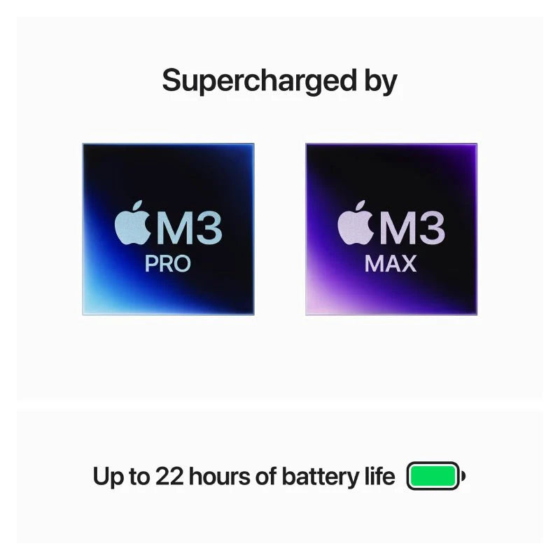 Apple MacBook Pro - 16.2" / M3 Max / 14-Core CPU / 30-Core GPU / 36GB RAM / 1TB SSD / Arb/Eng / Silver / 1YW