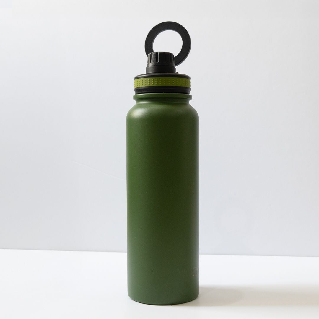 Emjoi MagSafe Stainless Steel Sport Bottle With MagSafe 1100ML GREEN
