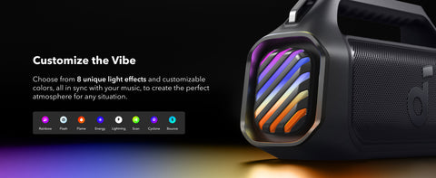 أنكر ساوندكور بوم 2 بلس، مكبر صوت بلوتوث محمول، 140 واط - أسود